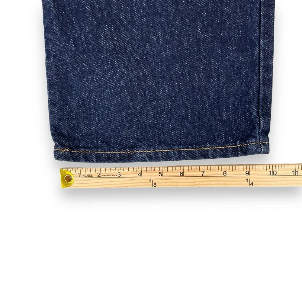 Levis Jeans Men 38x32 Dark Blue 517 Bootcut Denim Vintage Cotton